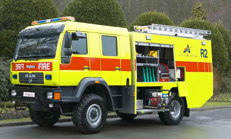 Secondary Media Airport Fire Fighting Vehicle